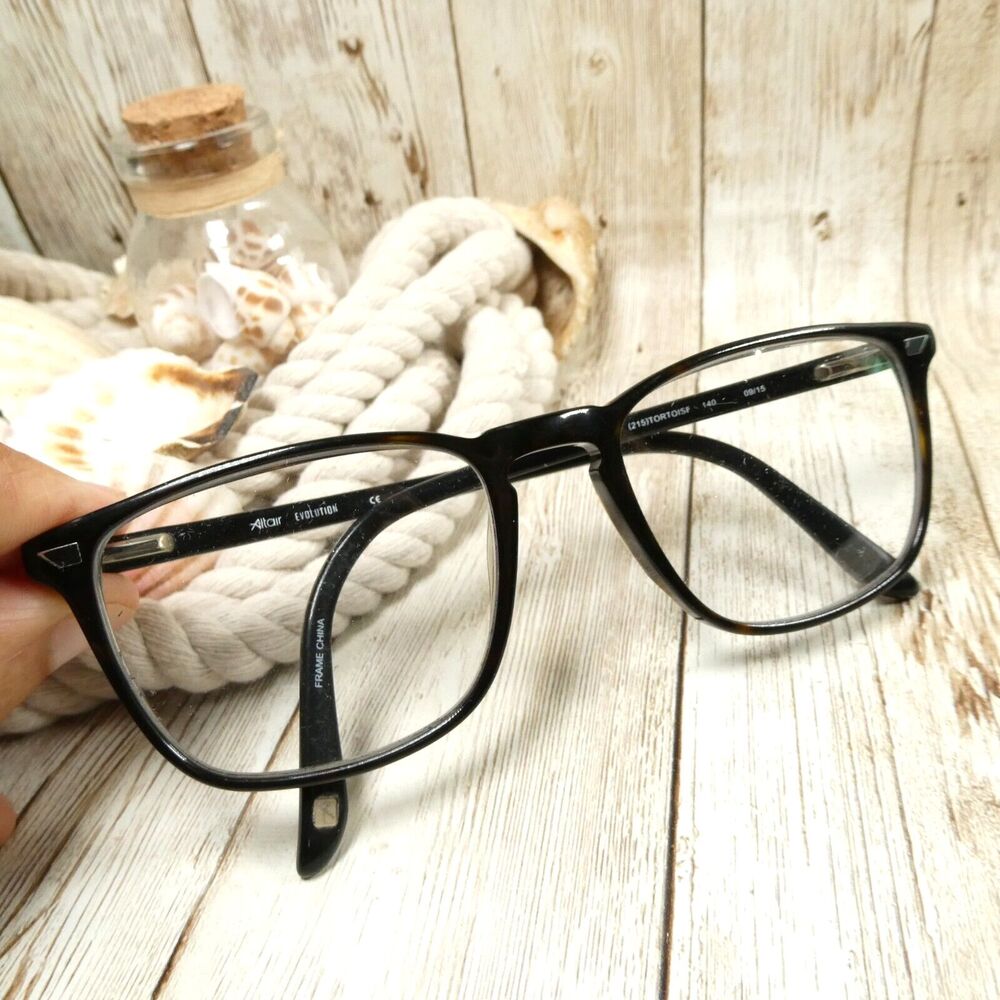 Altair Dark Tortoise Eyeglasses FRAMES ONLY - Evolution A4503 215 52-19-140